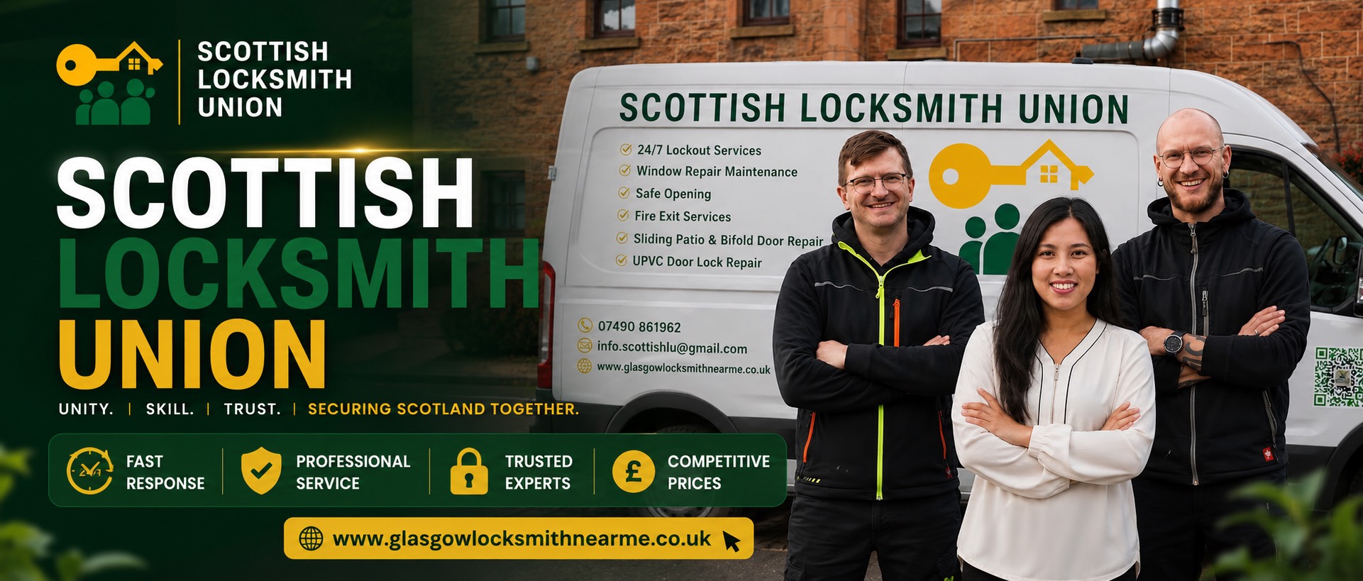 Scottish Locksmith Union - Unity, Skill, Trust