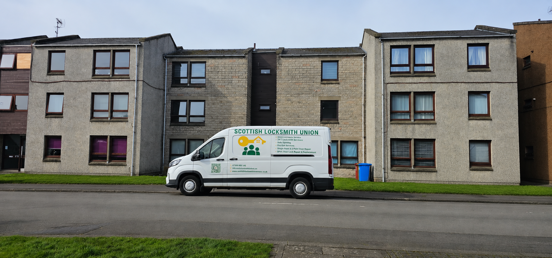Scottish Locksmith Union van